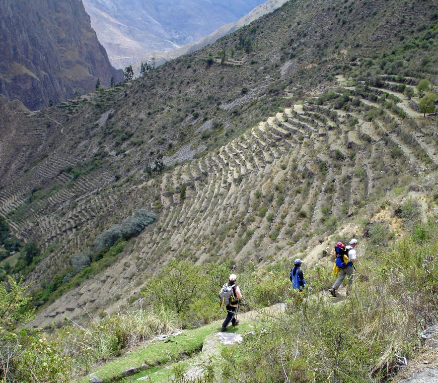 Peru Reis Pumamarca Ollantaytambo Wandeling