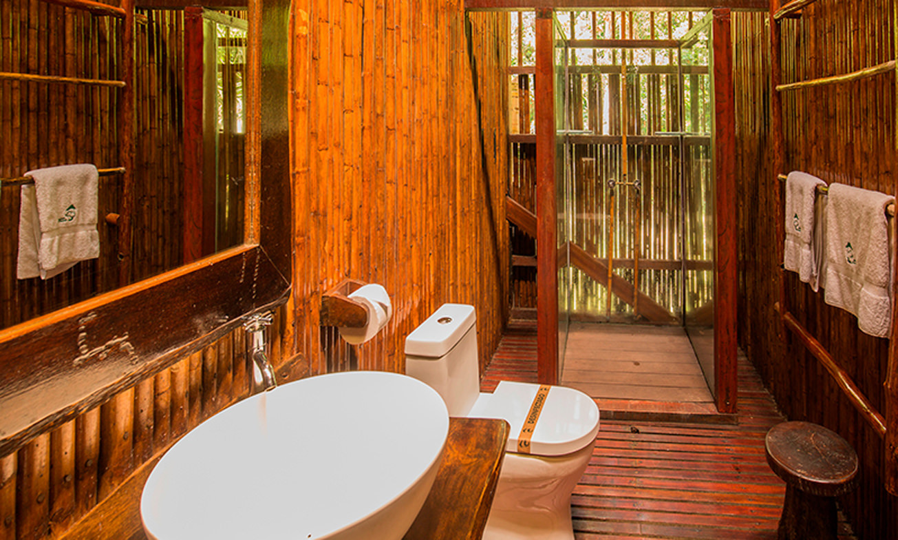 Refugio Amazonas Suite Badkamer